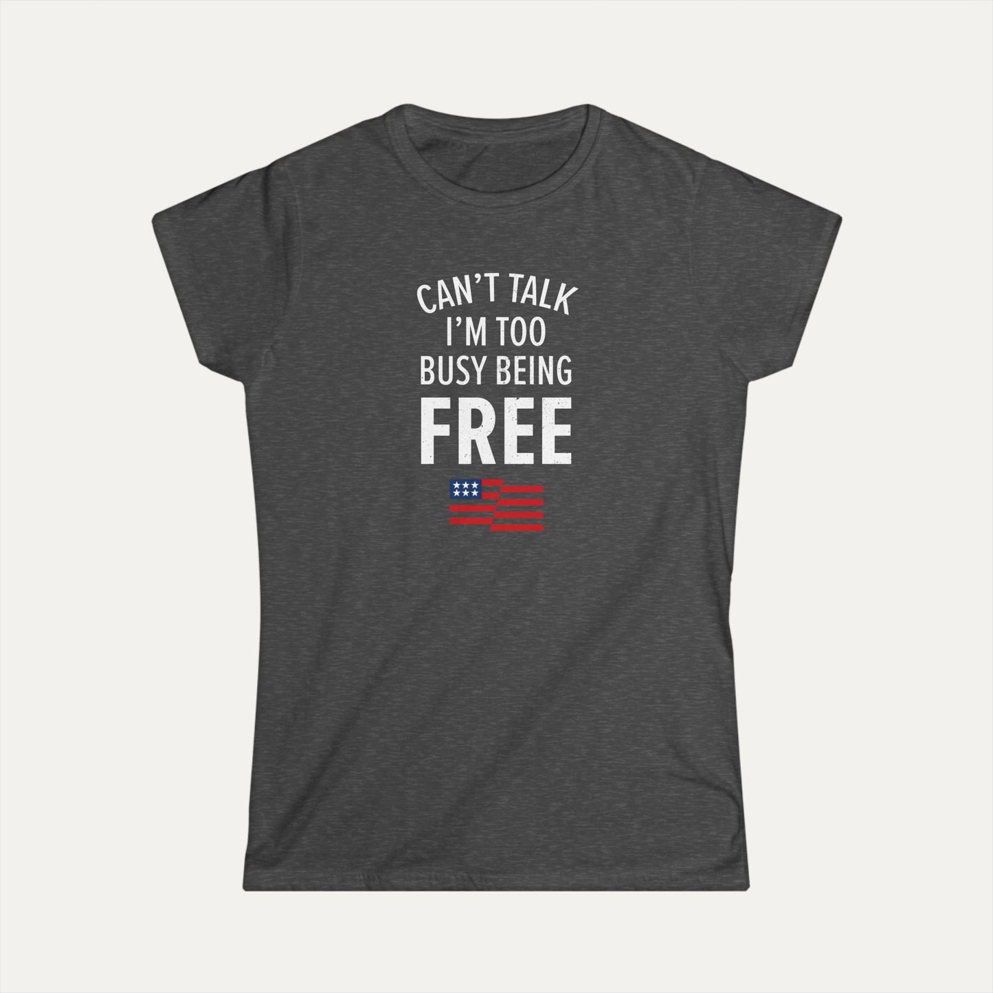 Can’t Talk Women's Softstyle Tee