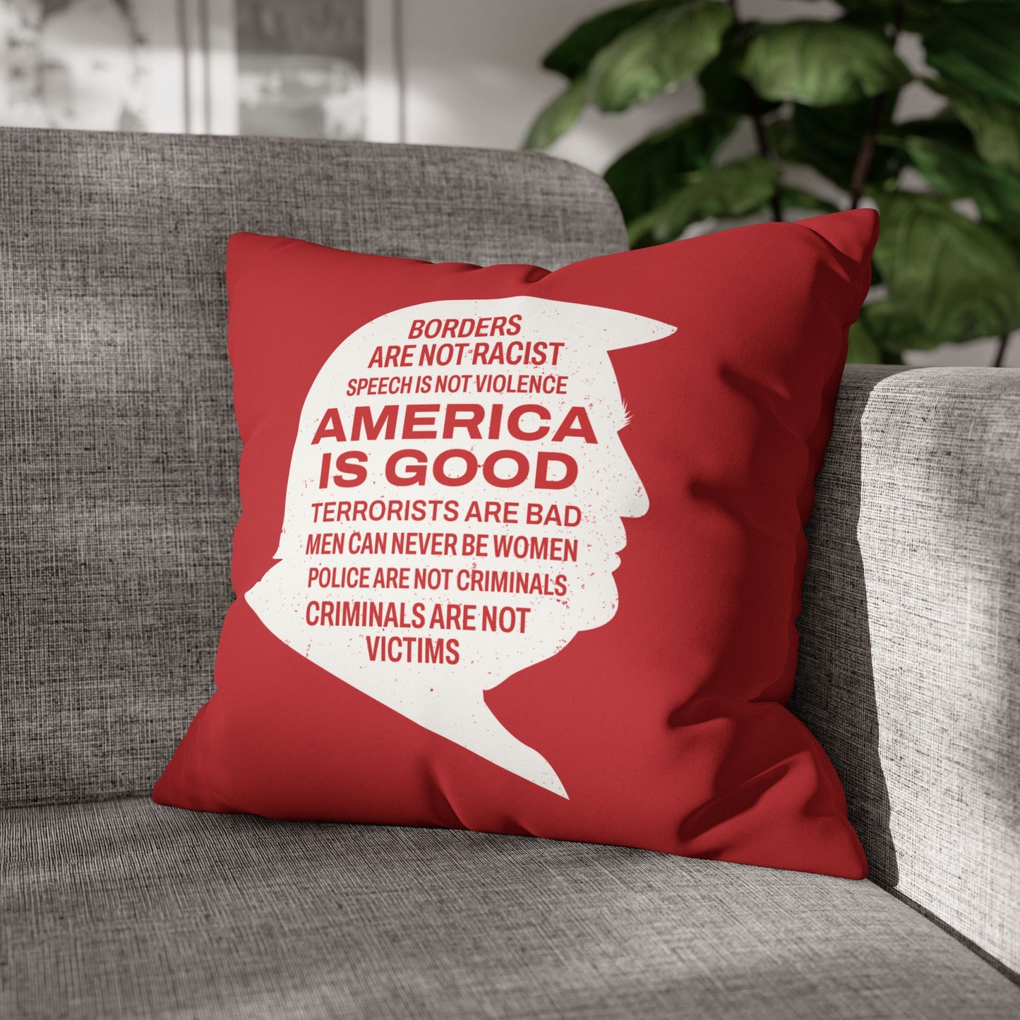 America is Good Faux Suede Pillowcase