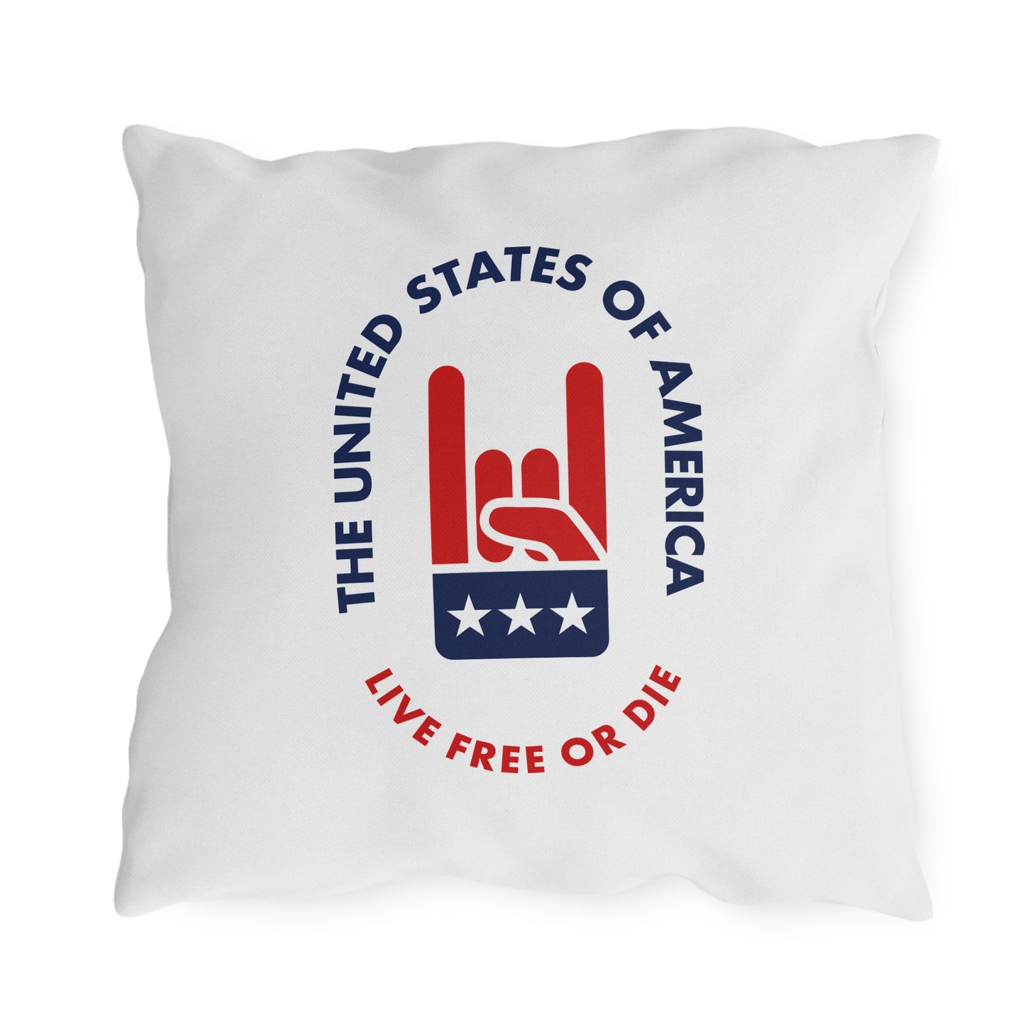 Live Free or Die Outdoor Pillows