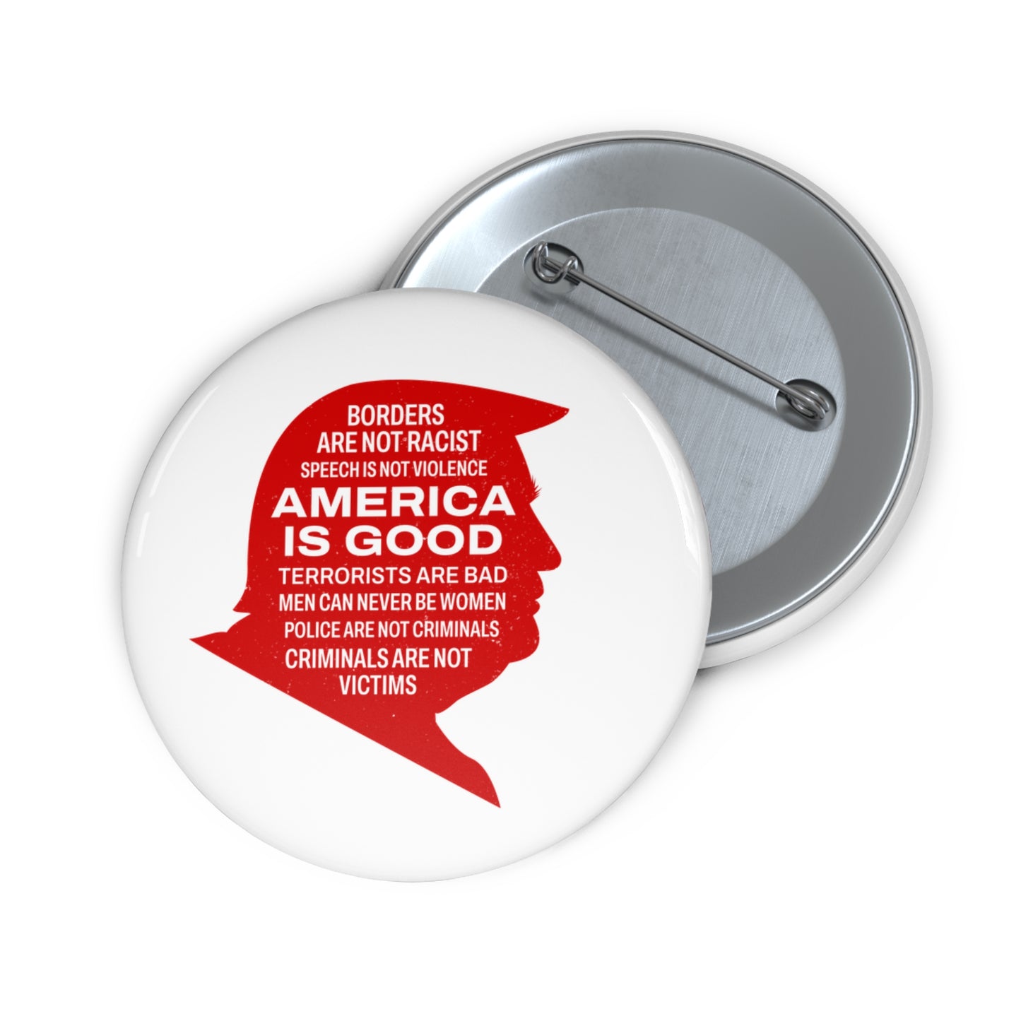 America is Good Pin Button