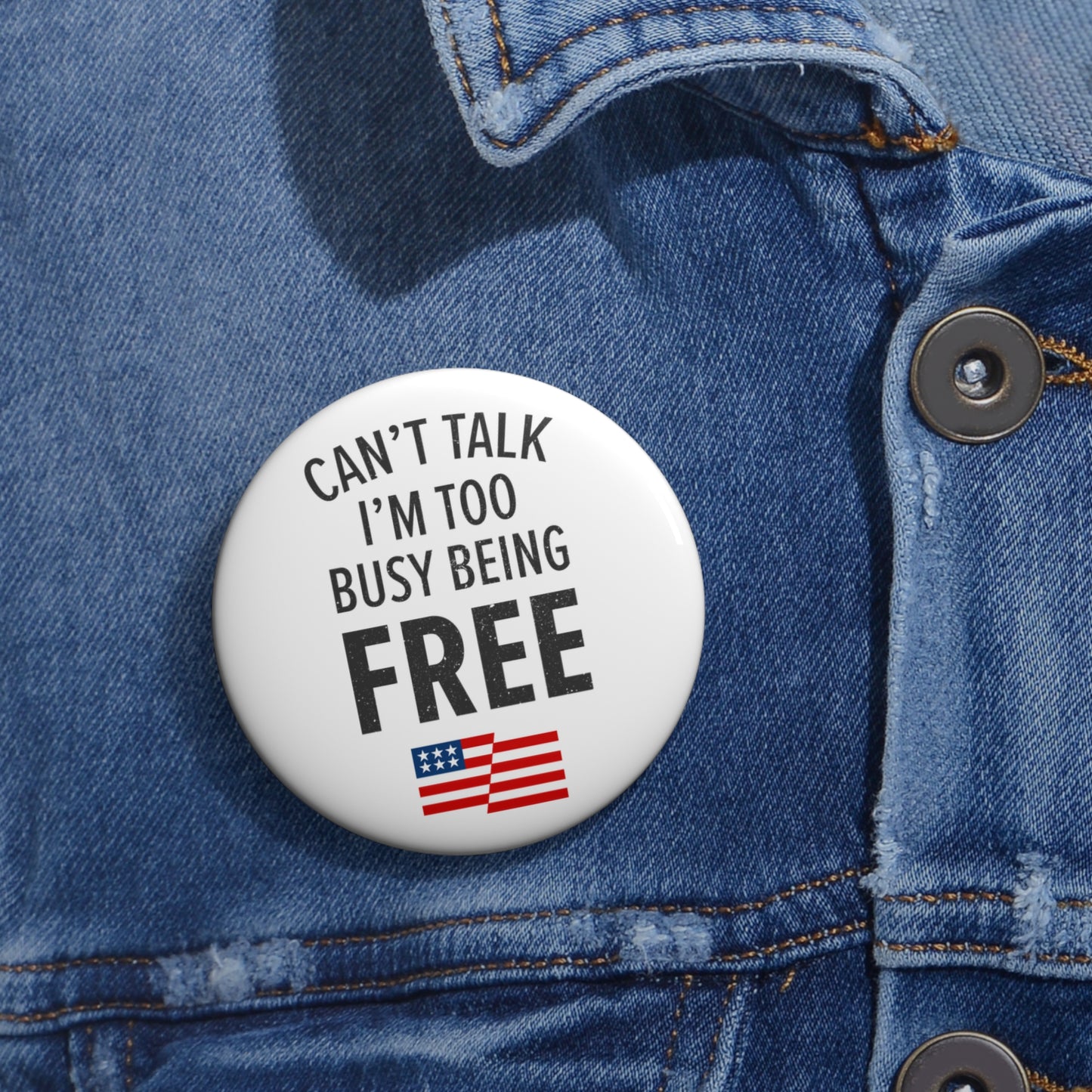 Can’t Talk Pin Button