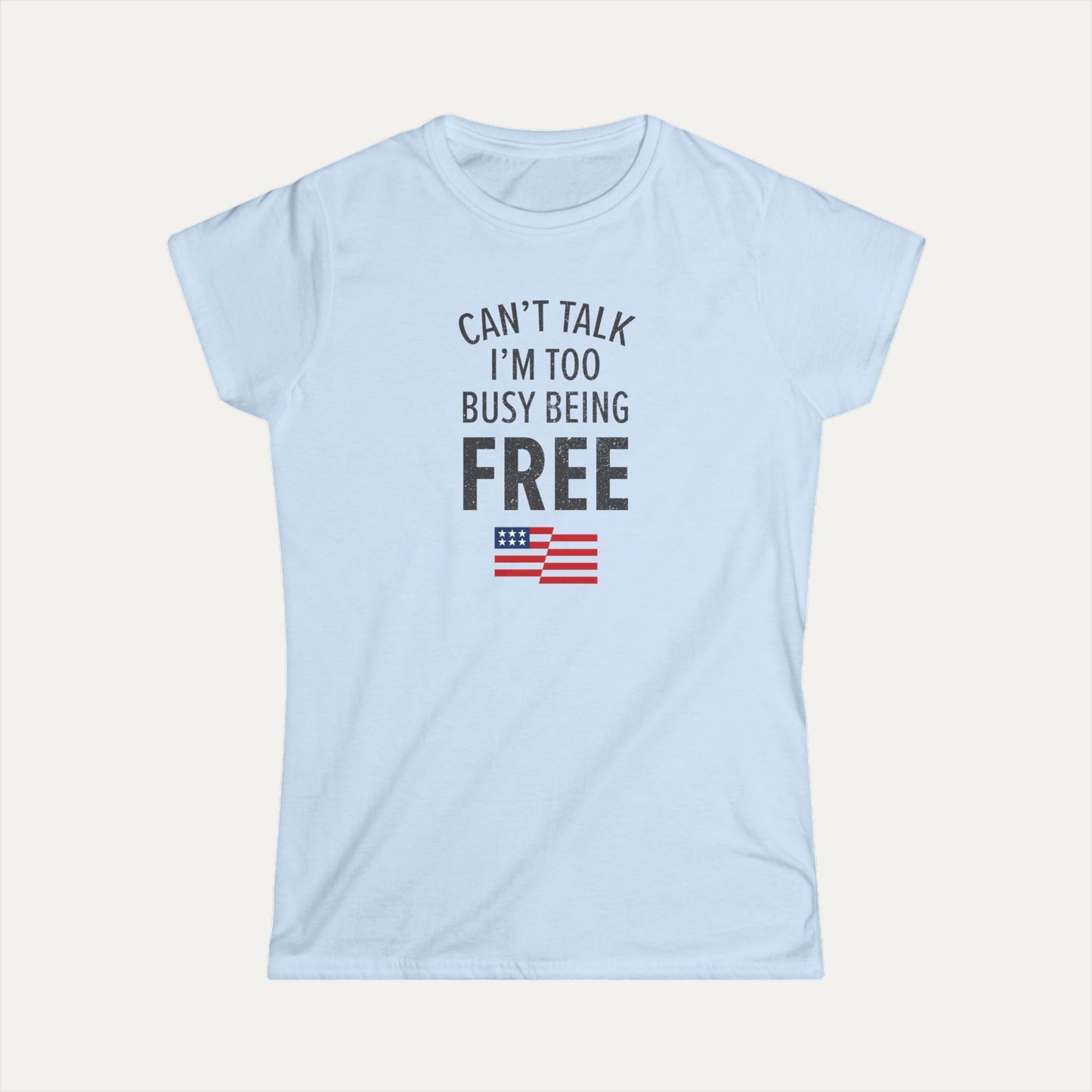 Can’t Talk Women's Softstyle Tee