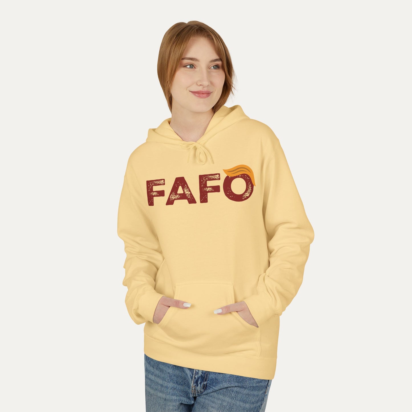 FAFO (Trump style) Fleece Unisex Hoodie
