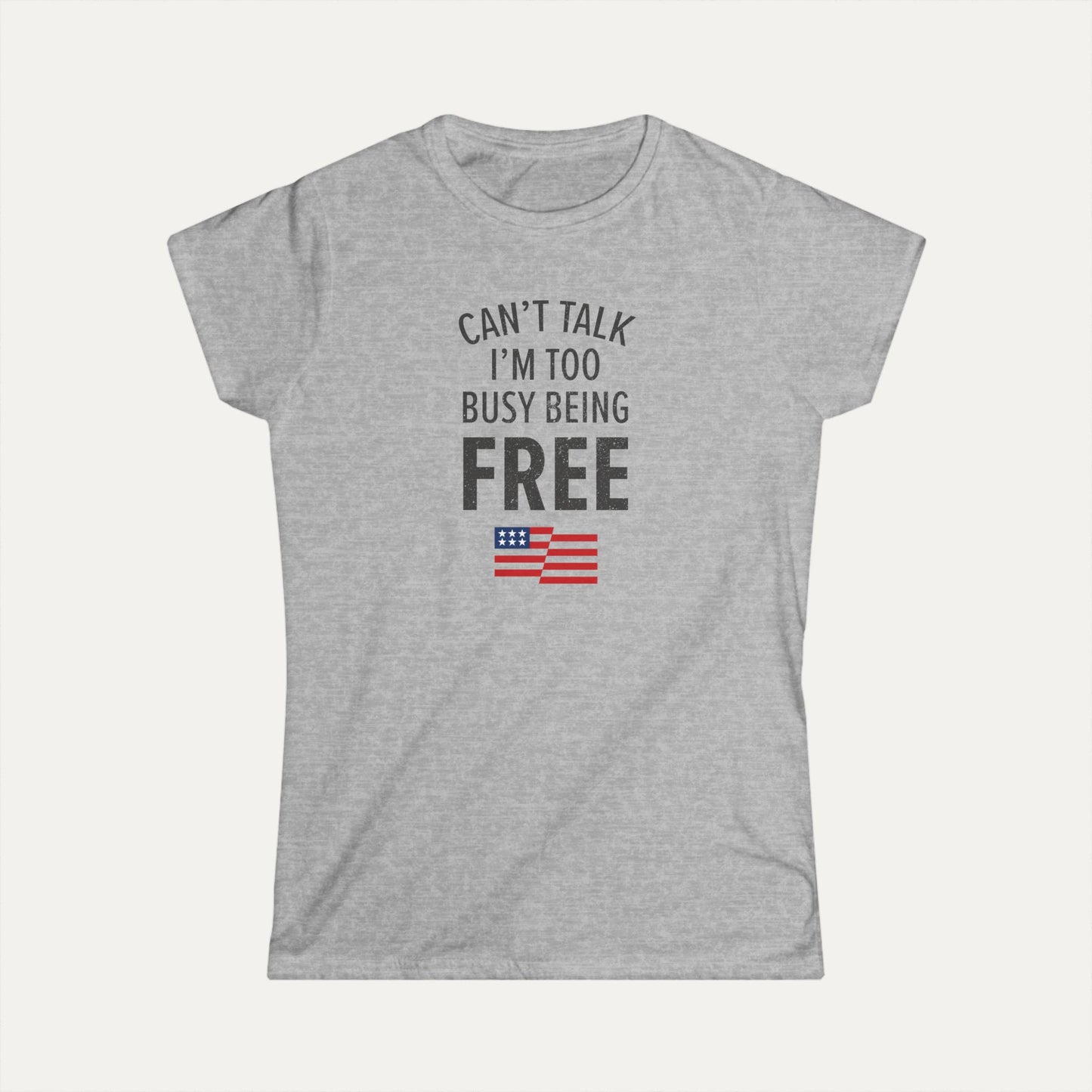 Can’t Talk Women's Softstyle Tee