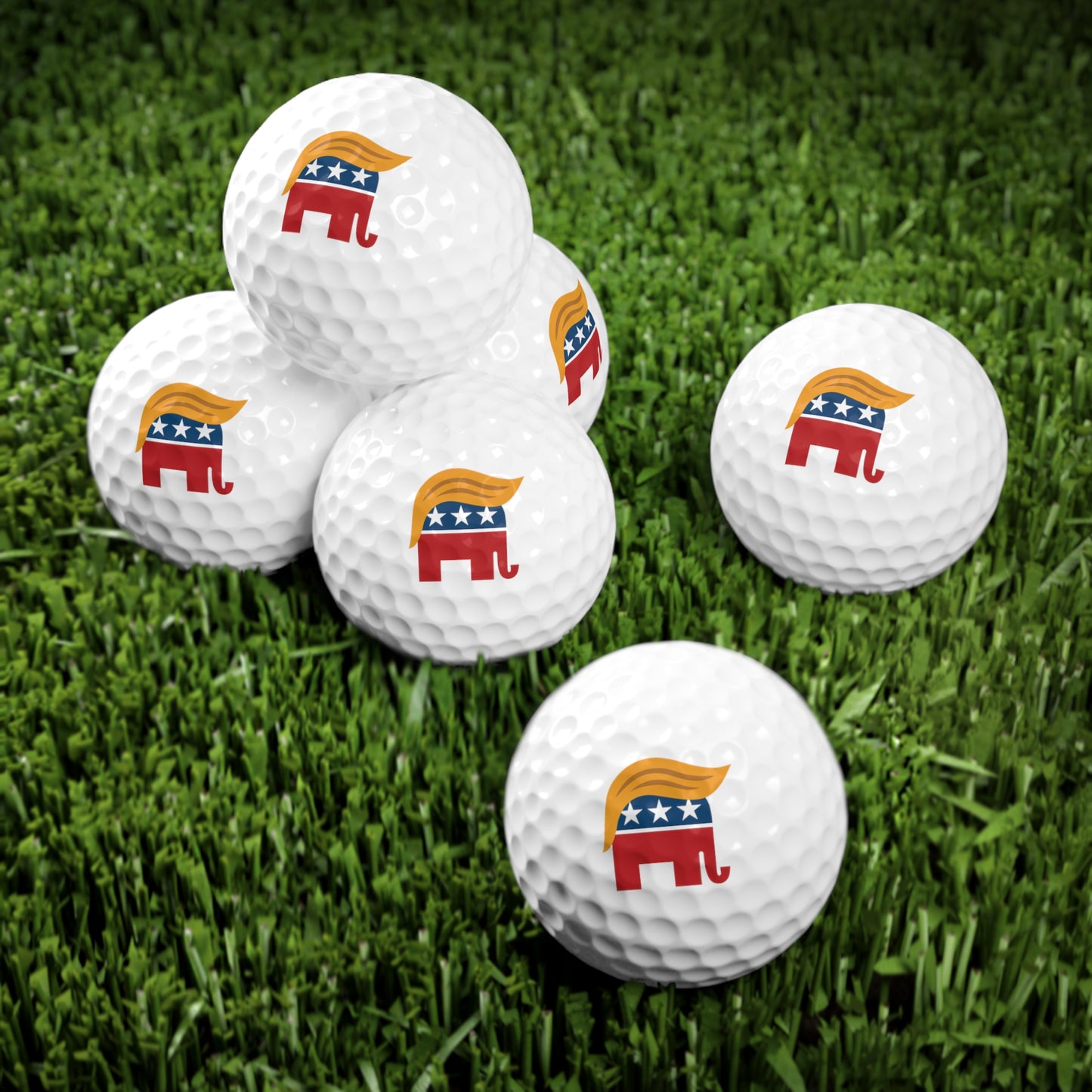 Orange Man Rad Golf Ball Set