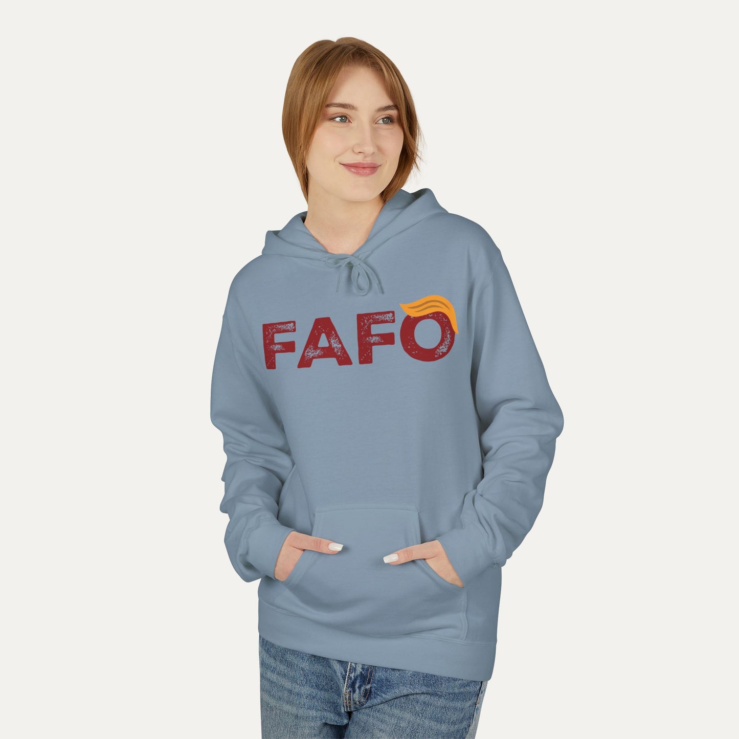 FAFO (Trump style) Fleece Unisex Hoodie