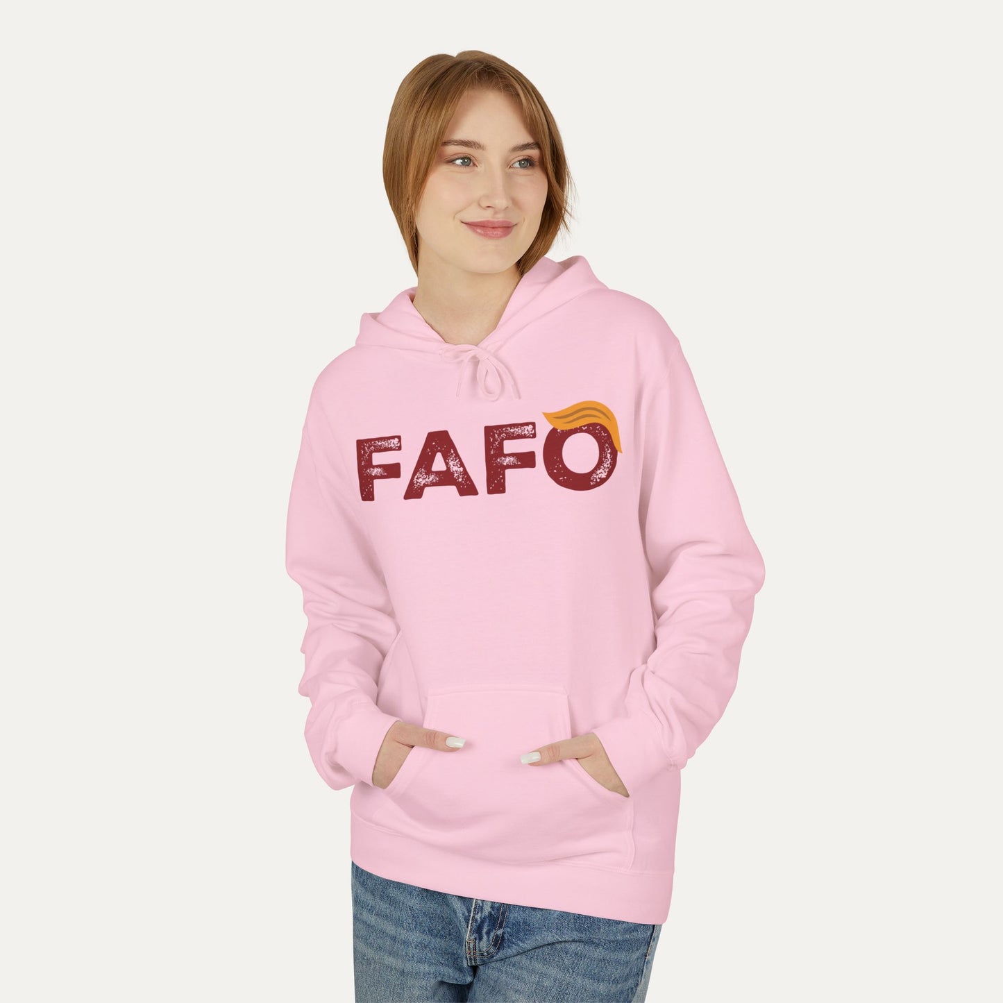 FAFO (Trump style) Fleece Unisex Hoodie