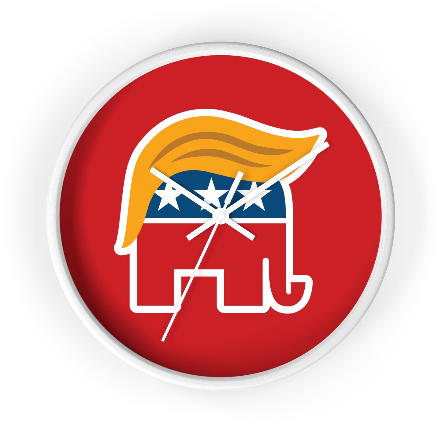 Orange Man Rad Wall Clock