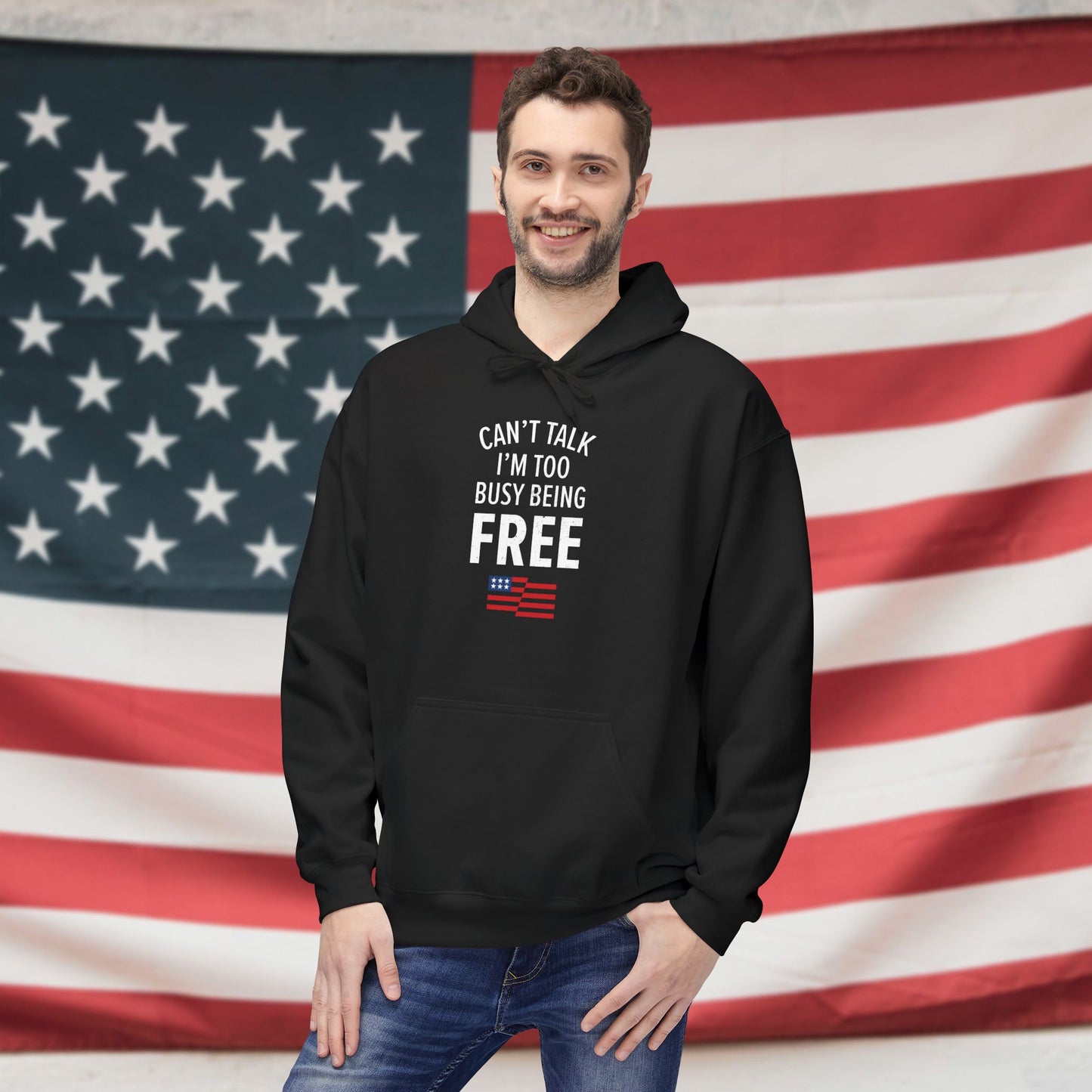 Can’t Talk Fleece Unisex Hoodie