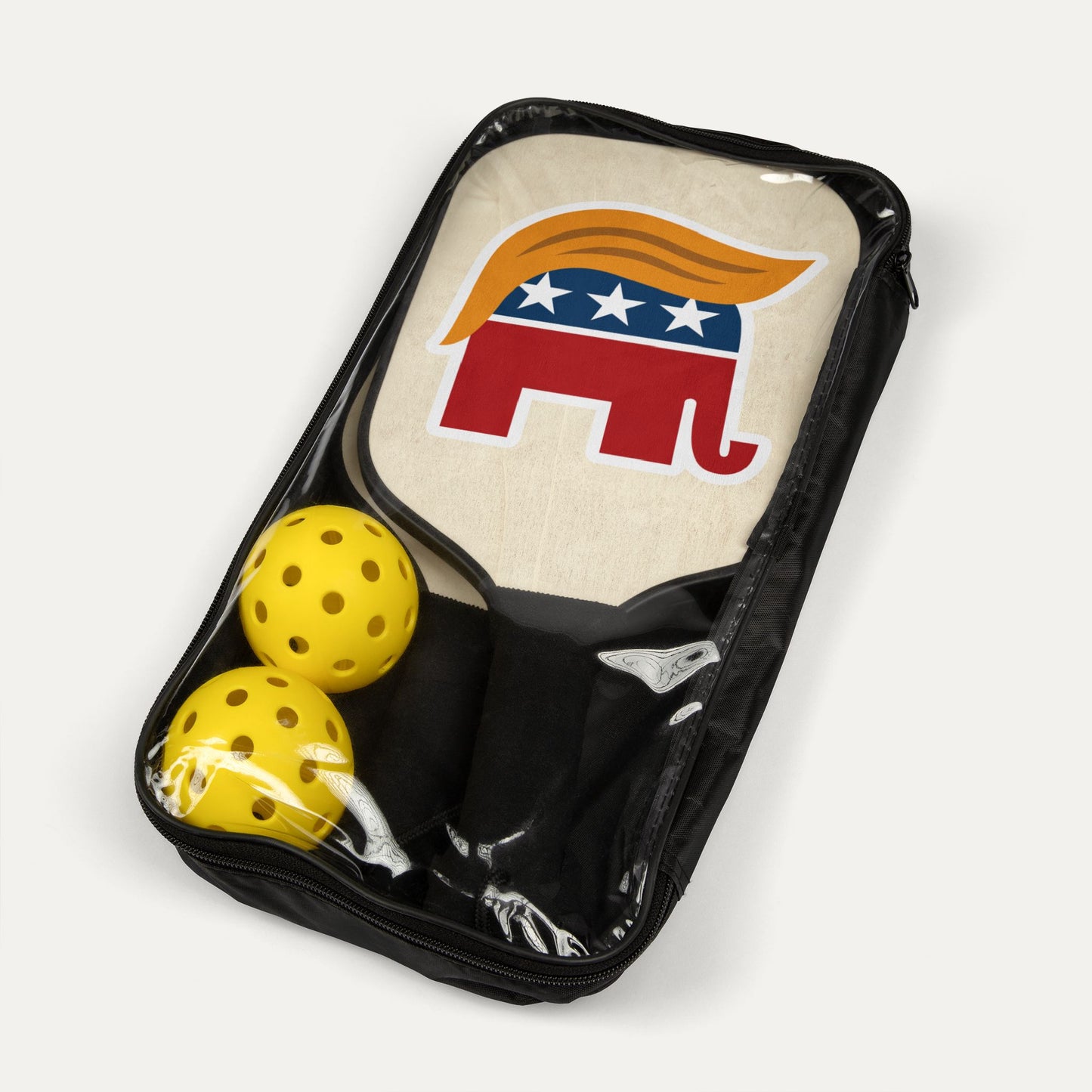 Orange man Pickleball Set