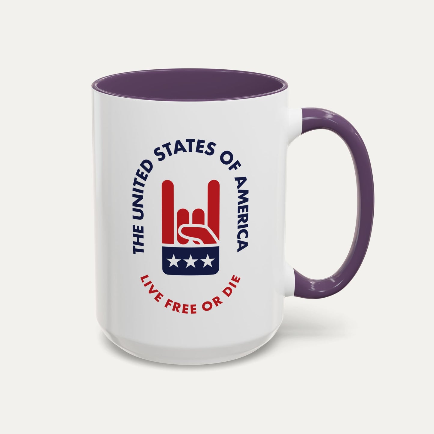Live Free or Die 15oz Accent Mug