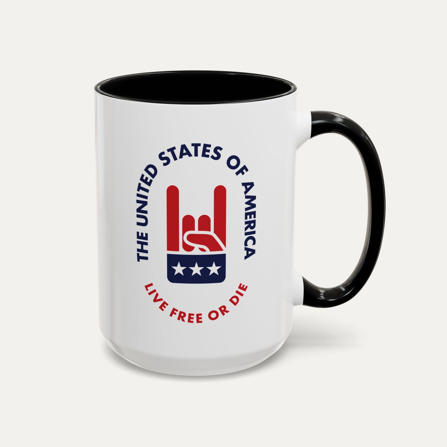 Live Free or Die 15oz Accent Mug
