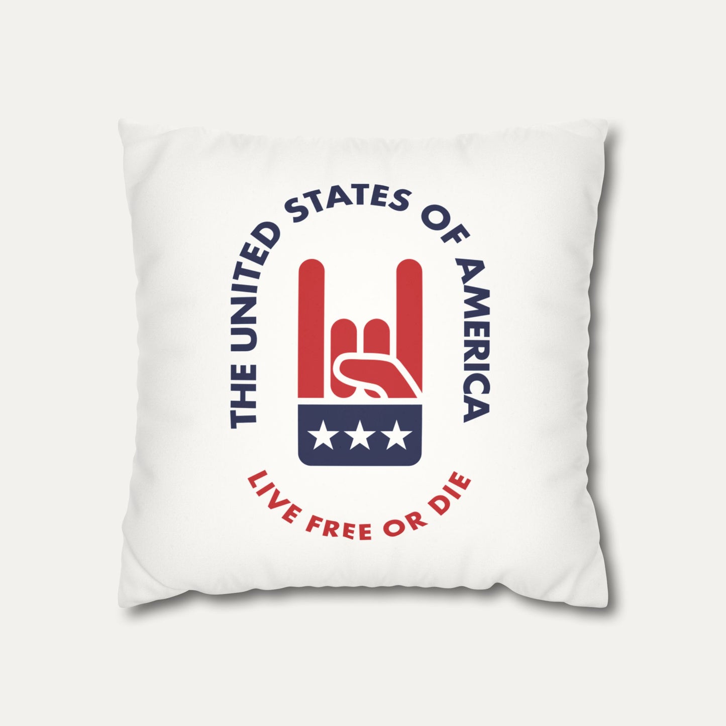 Live Free or Die Faux Suede Pillowcase