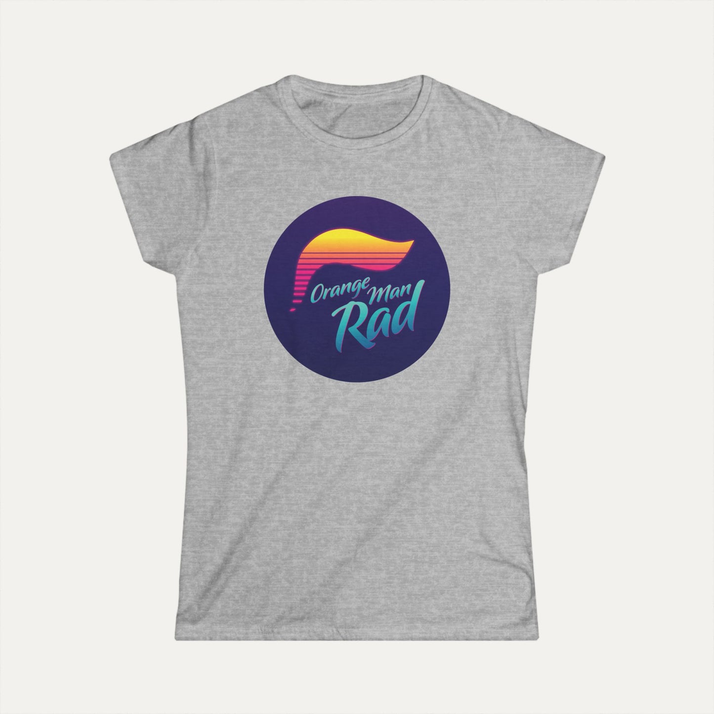 Orange Man Rad Retro Women's Softstyle Tee