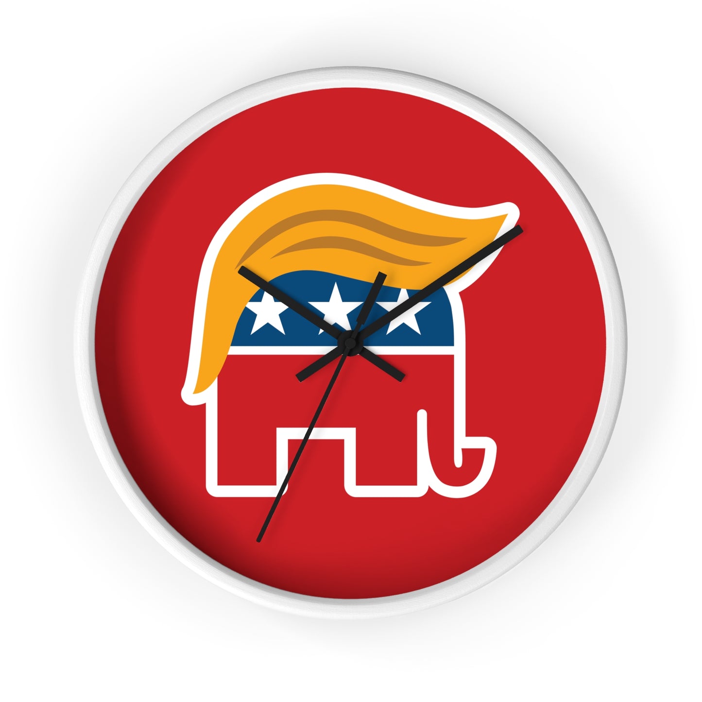 Orange Man Rad Wall Clock