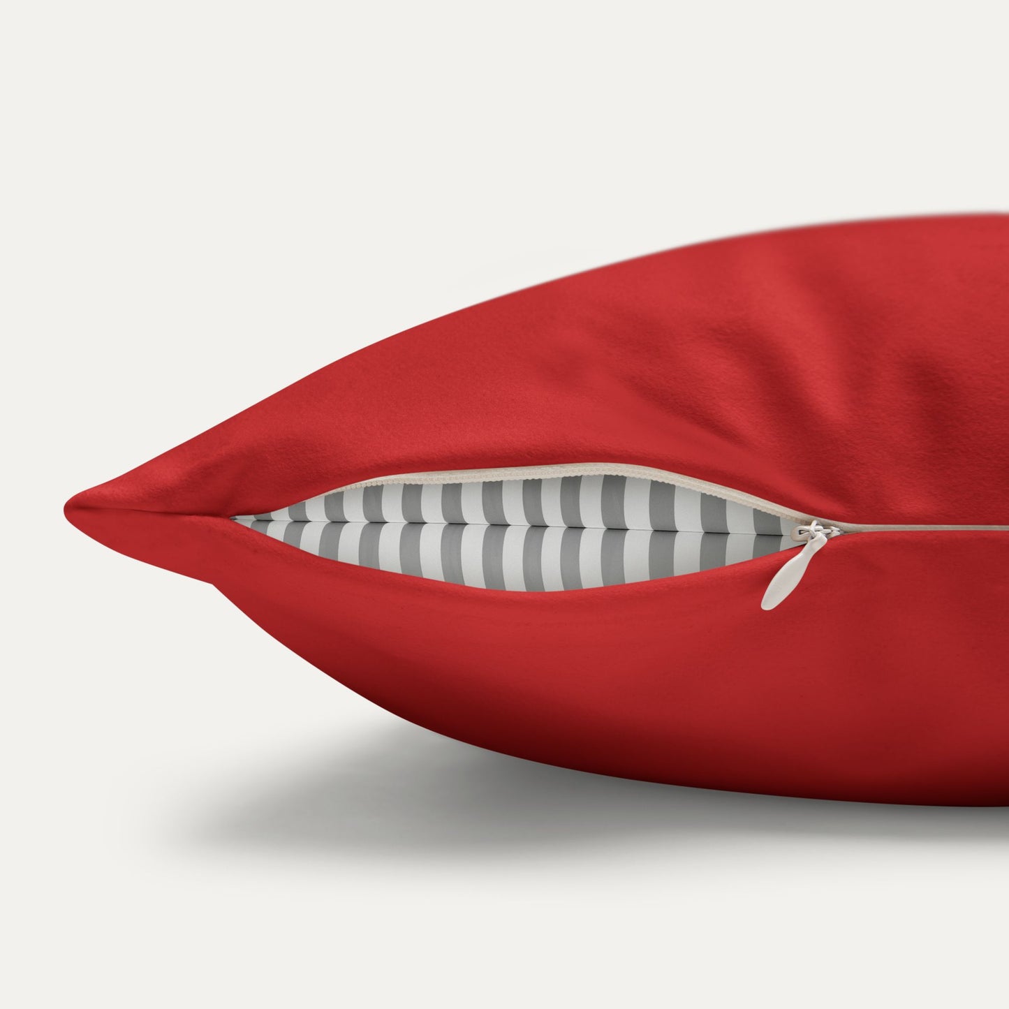 Orange Man Rad Faux Suede Pillowcase (Red)