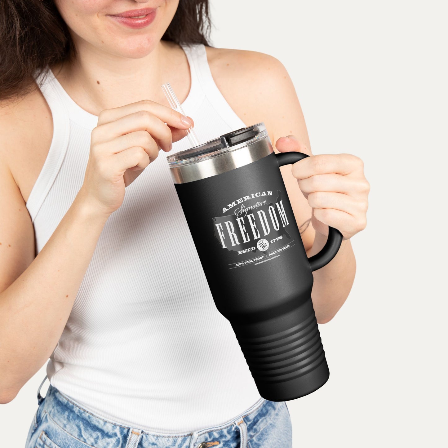 250 Proof Insulated 40oz Travel Mug
