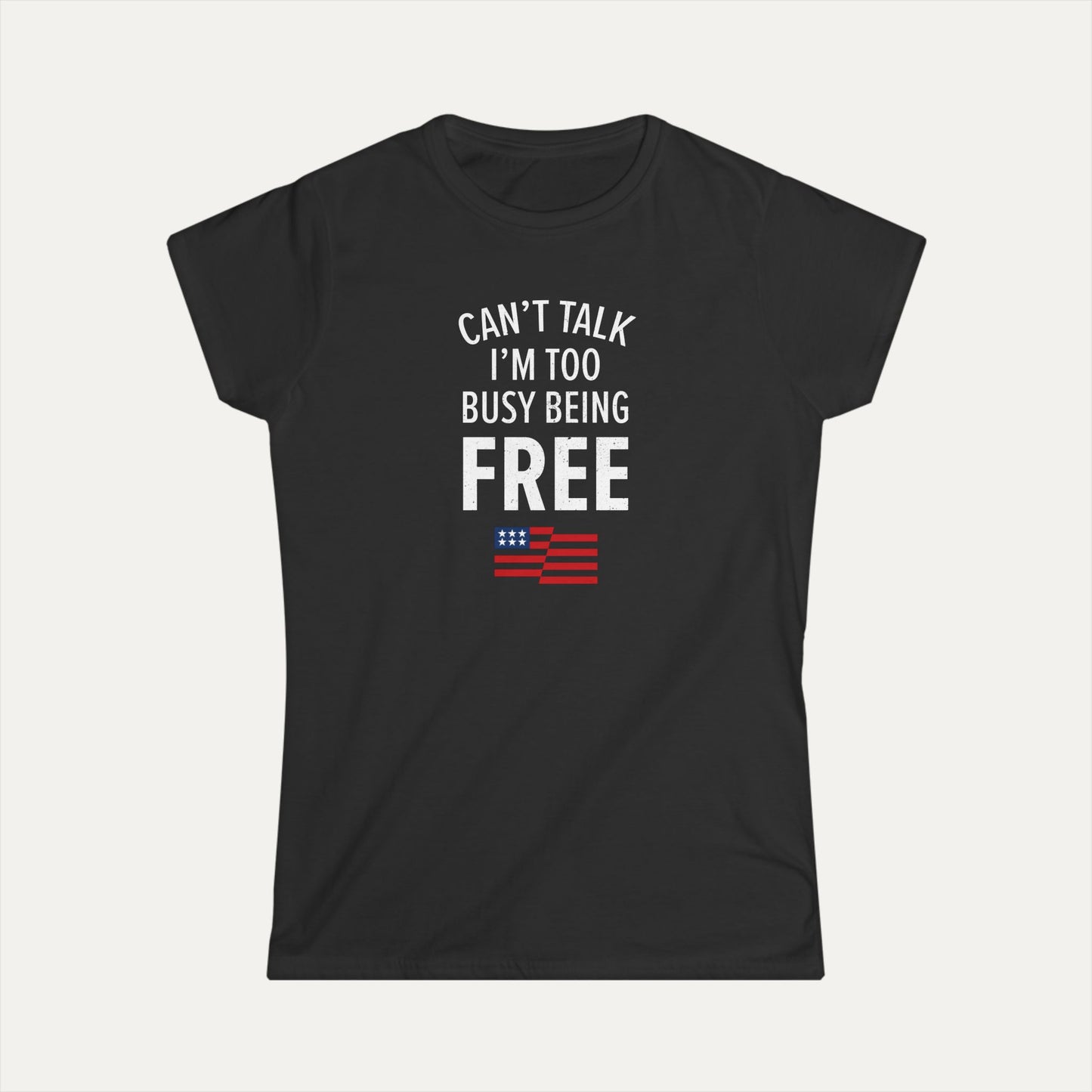Can’t Talk Women's Softstyle Tee