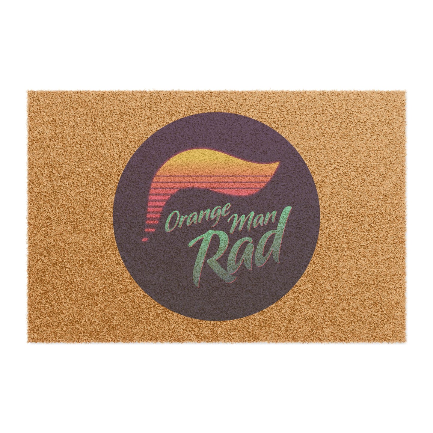 Orange Man Rad Retro Doormat