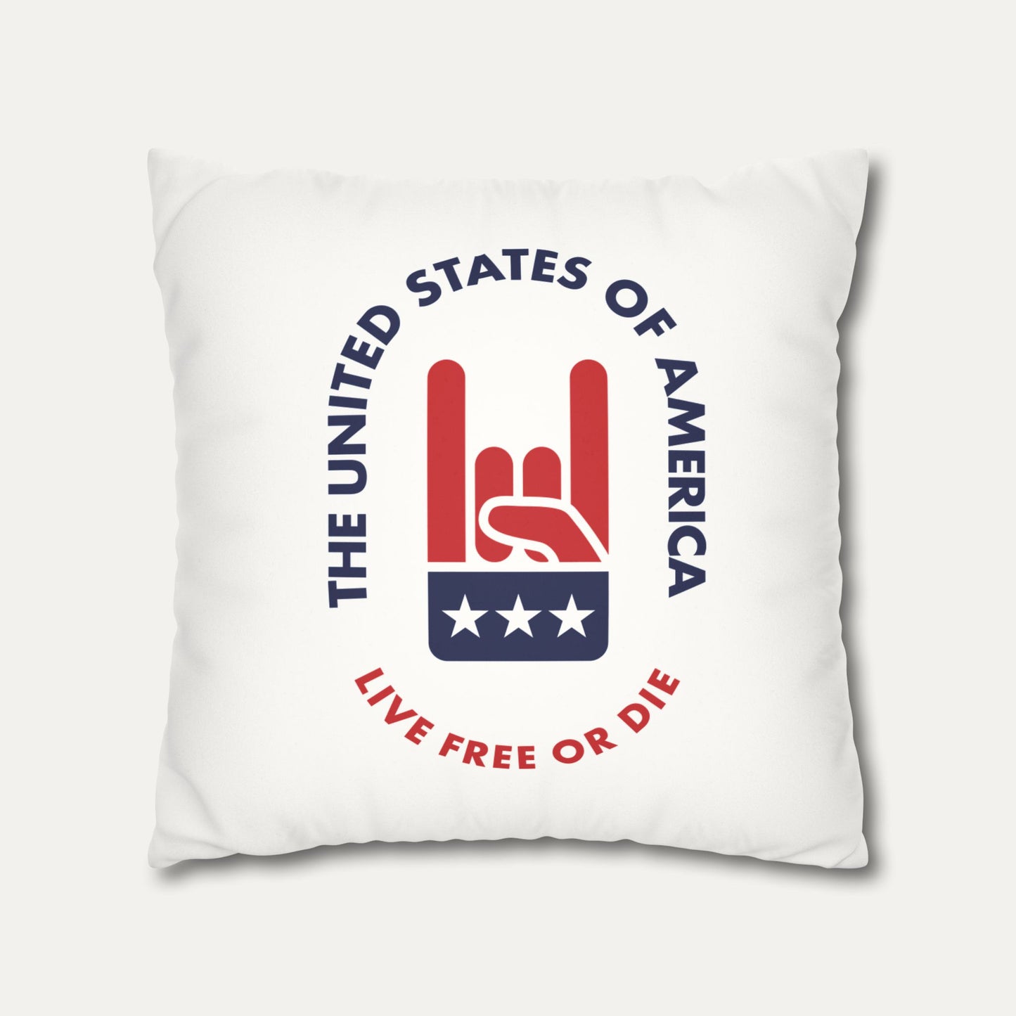 Live Free or Die Faux Suede Pillowcase