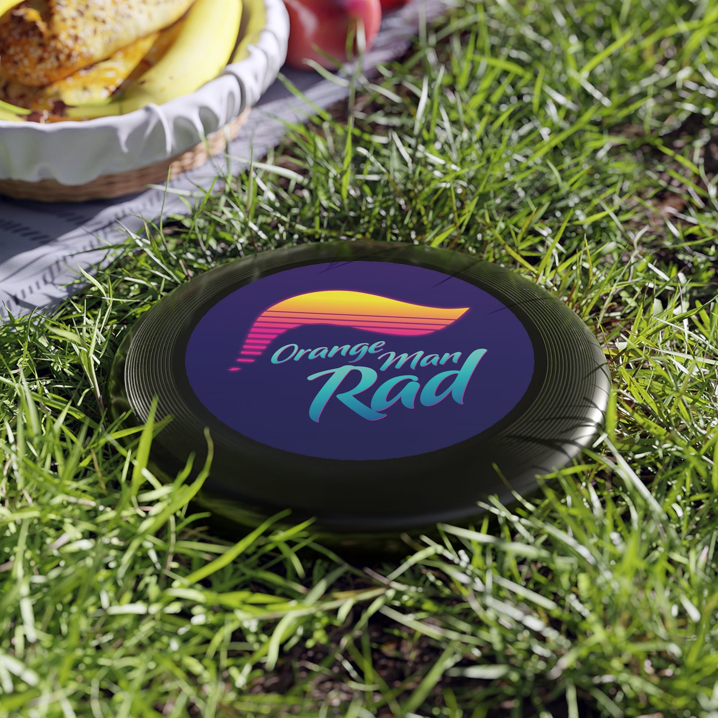 Orange Man Rad Retro Wham-0 Frisbee