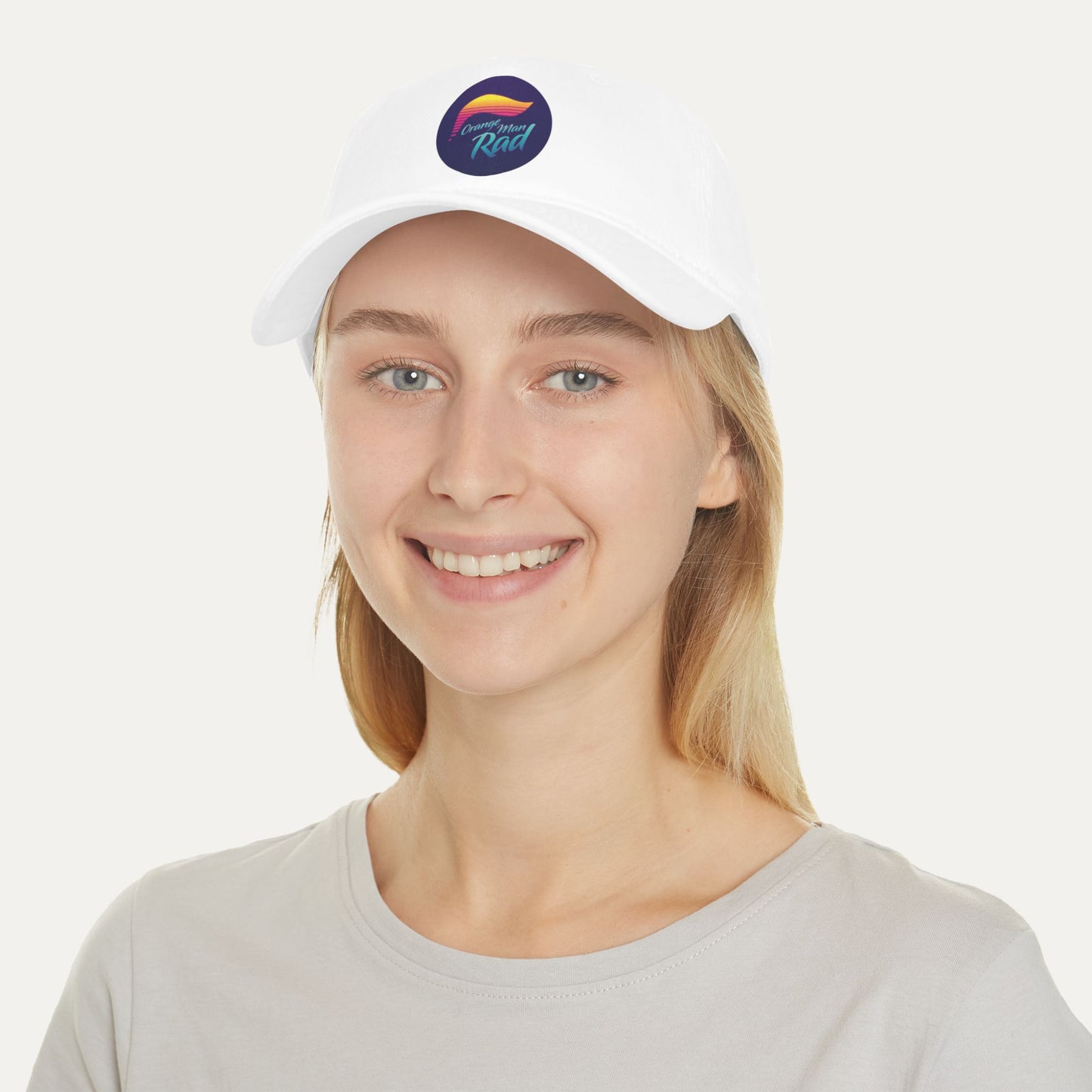 Orange Man Rad Retro Baseball Cap