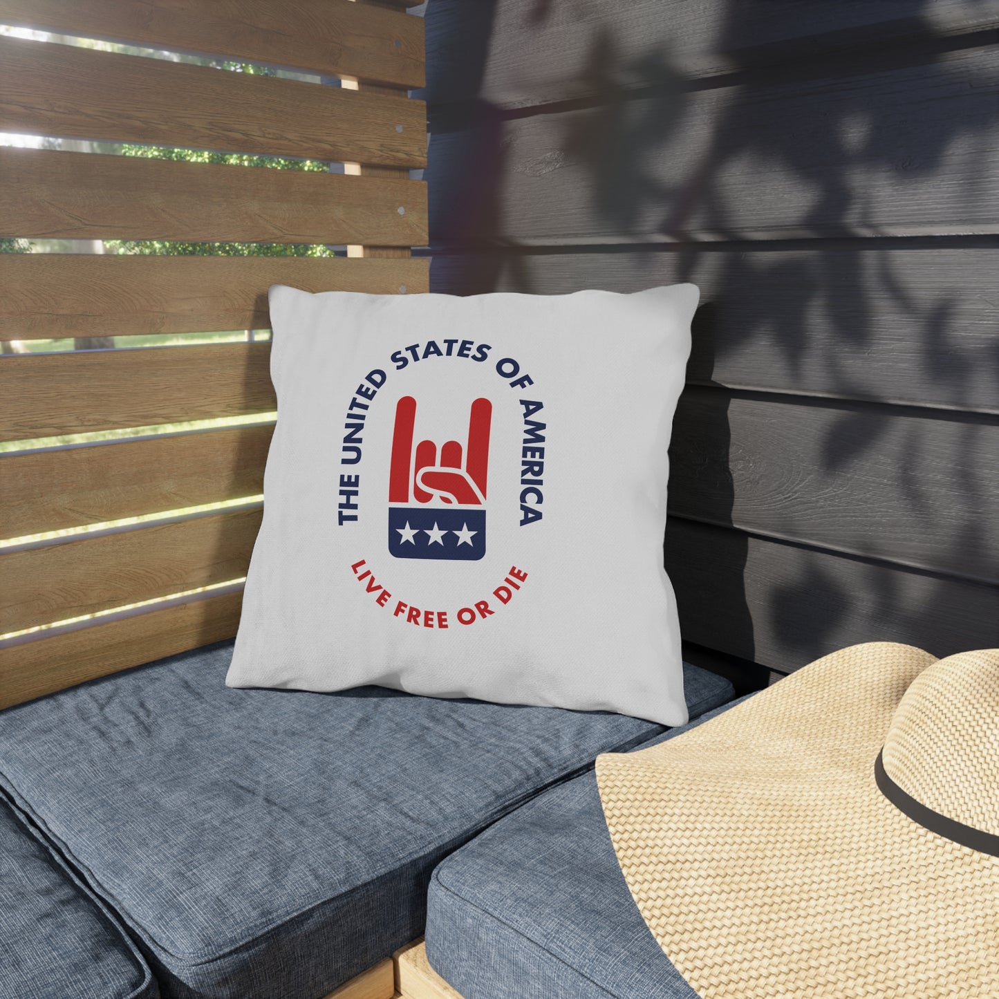 Live Free or Die Outdoor Pillows