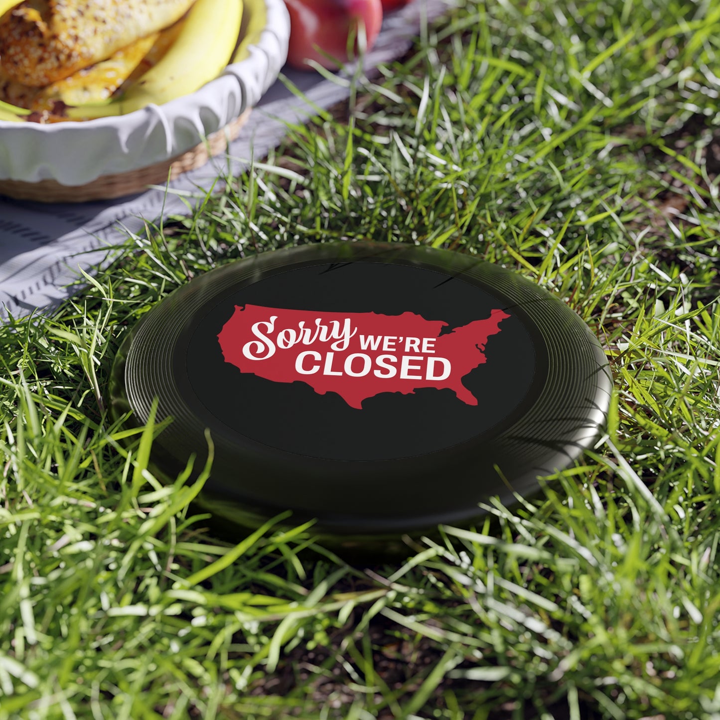 Sorry Closed Wham-0 Frisbee