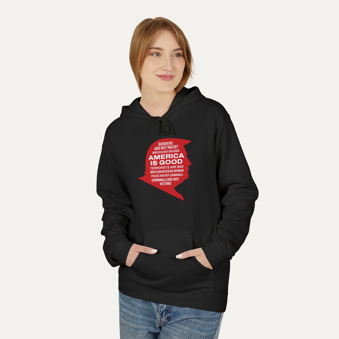 America is Good Fleece Unisex Hoodie