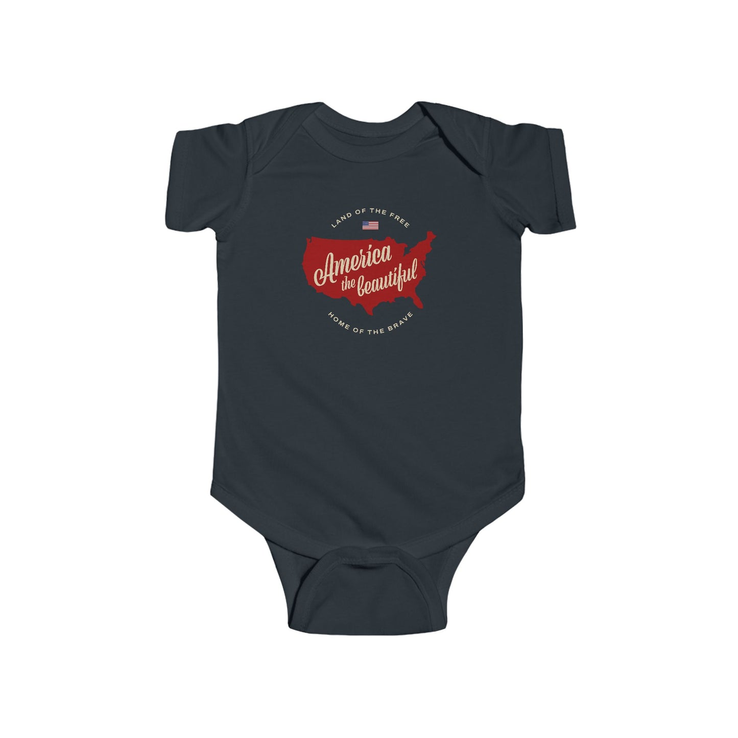 America the Beautiful Onesie