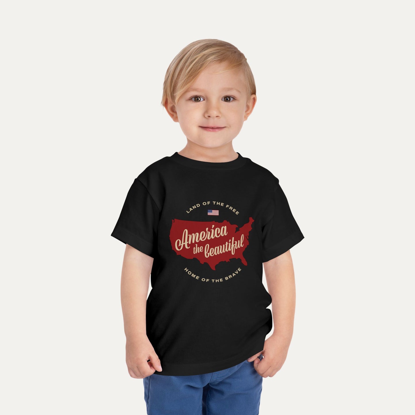America the Beautiful Toddler Tee