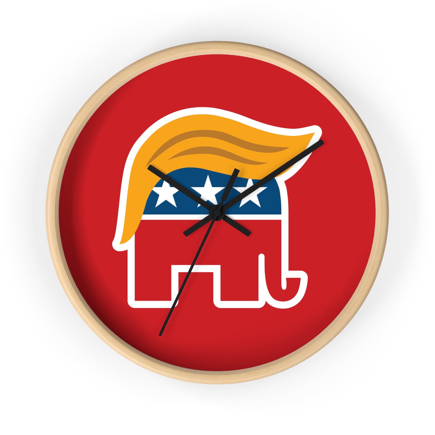 Orange Man Rad Wall Clock