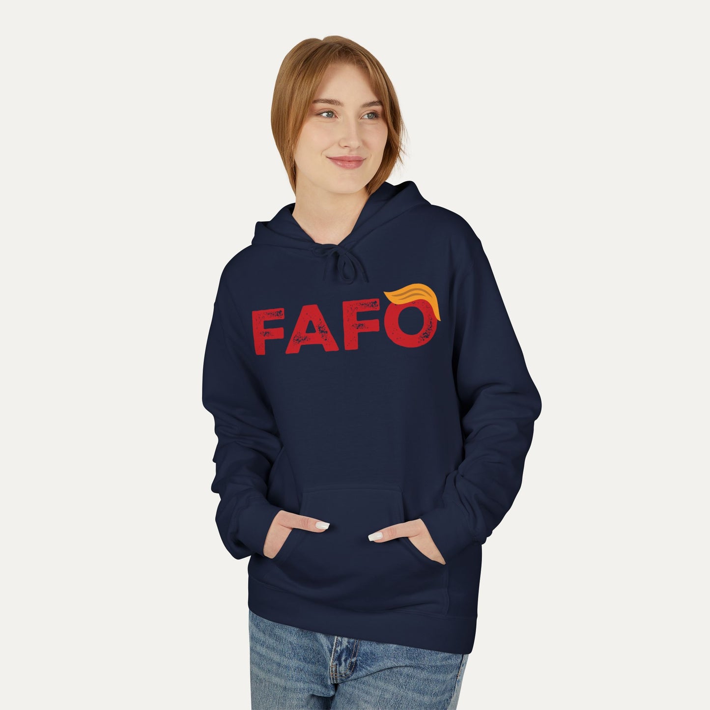 FAFO (Trump style) Fleece Unisex Hoodie