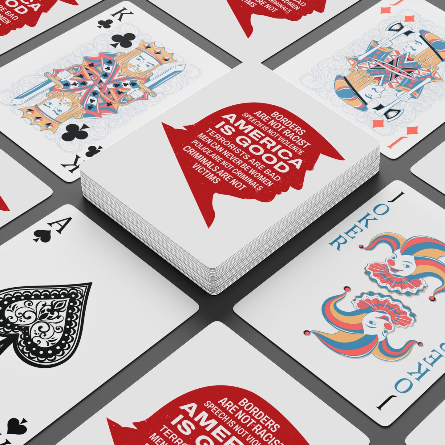 America is Good Poker Playing Cards