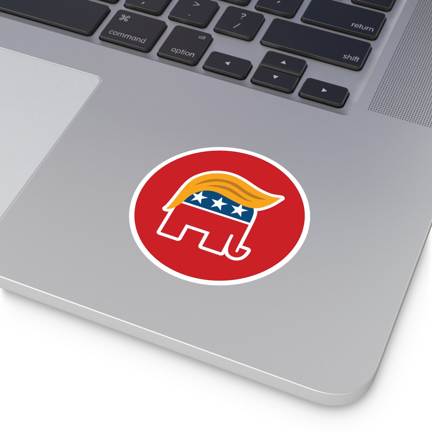 Orange Man Rad Round Stickers