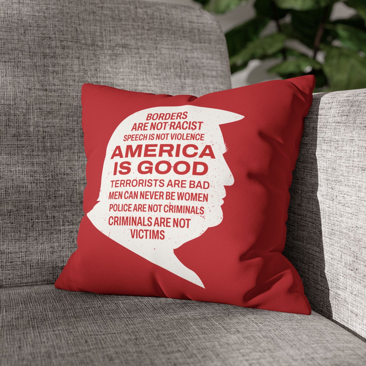 America is Good Faux Suede Pillowcase