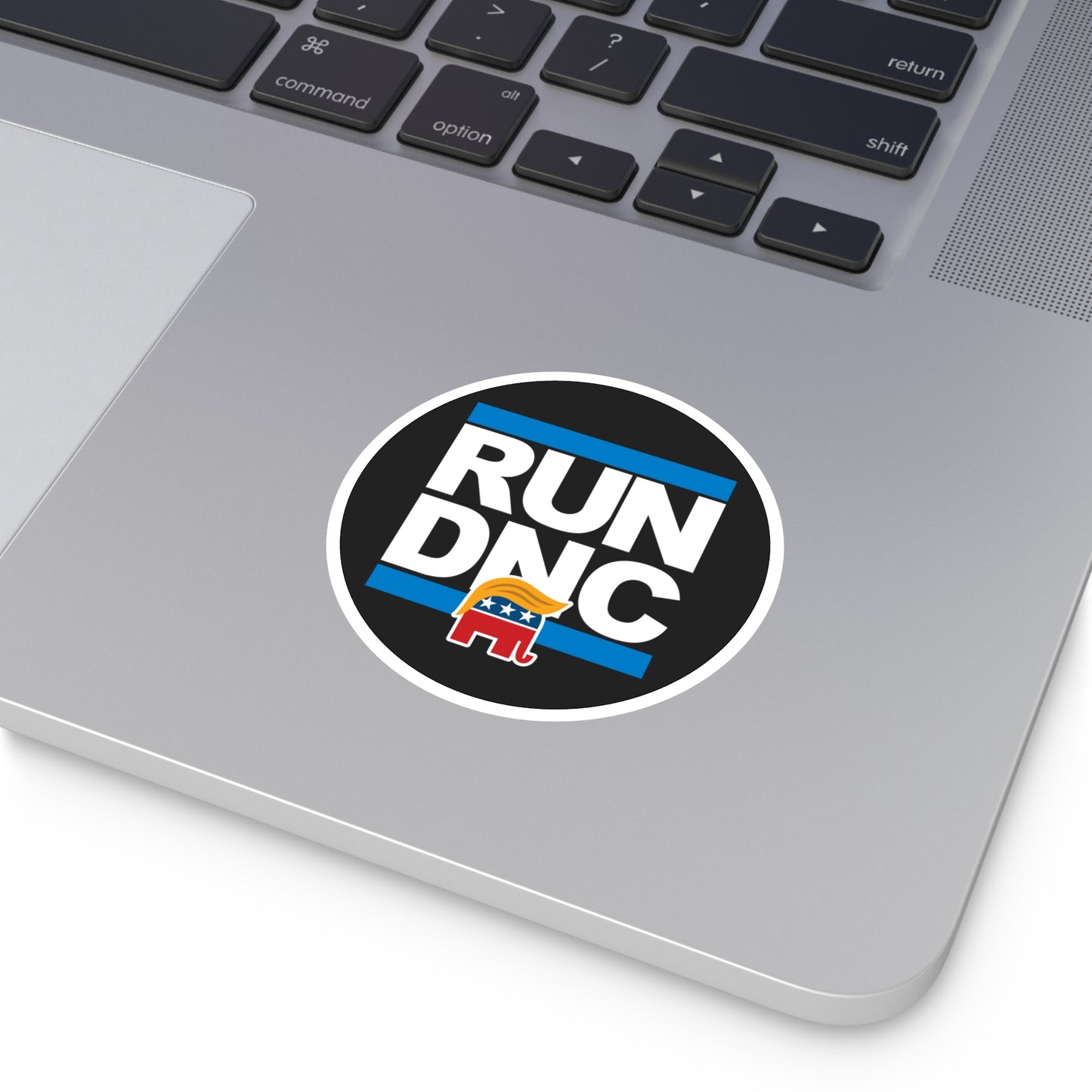 Run, DNC Round Stickers