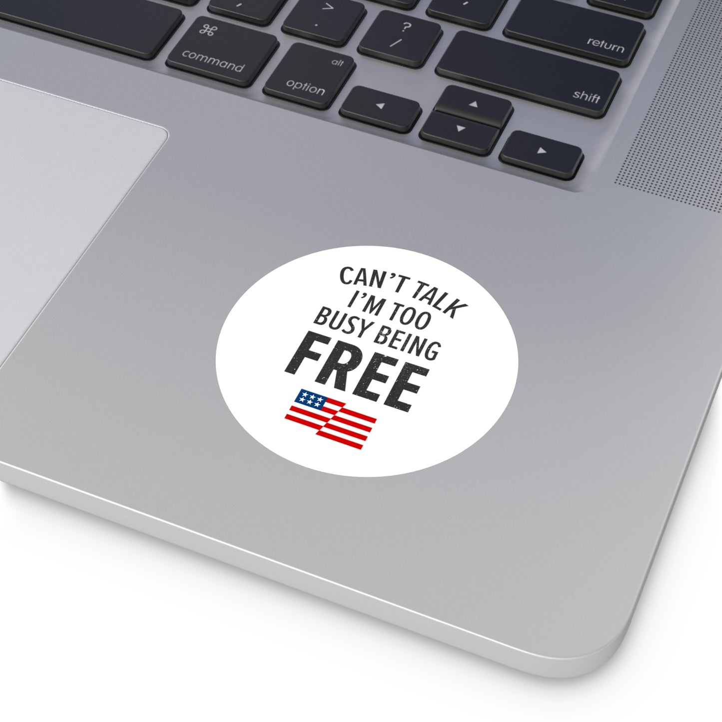 Can’t Talk Round Stickers