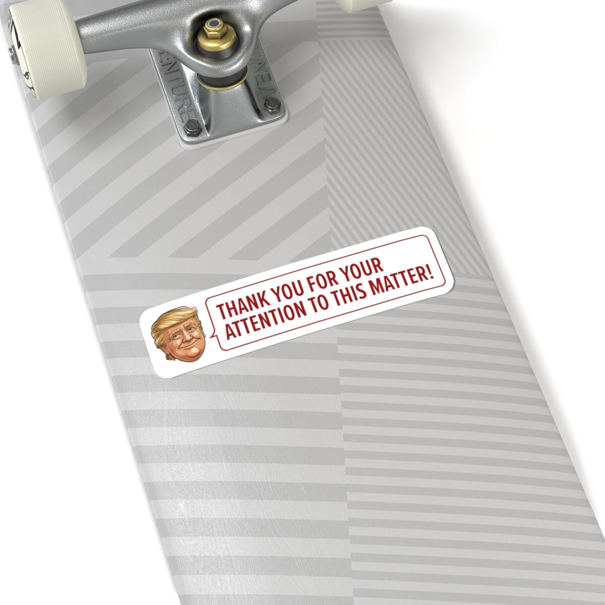 Thanks For Your Attention Kiss-Cut Sticker
