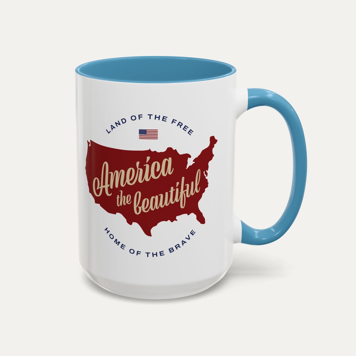 America the Beautiful 15oz Accent Mug