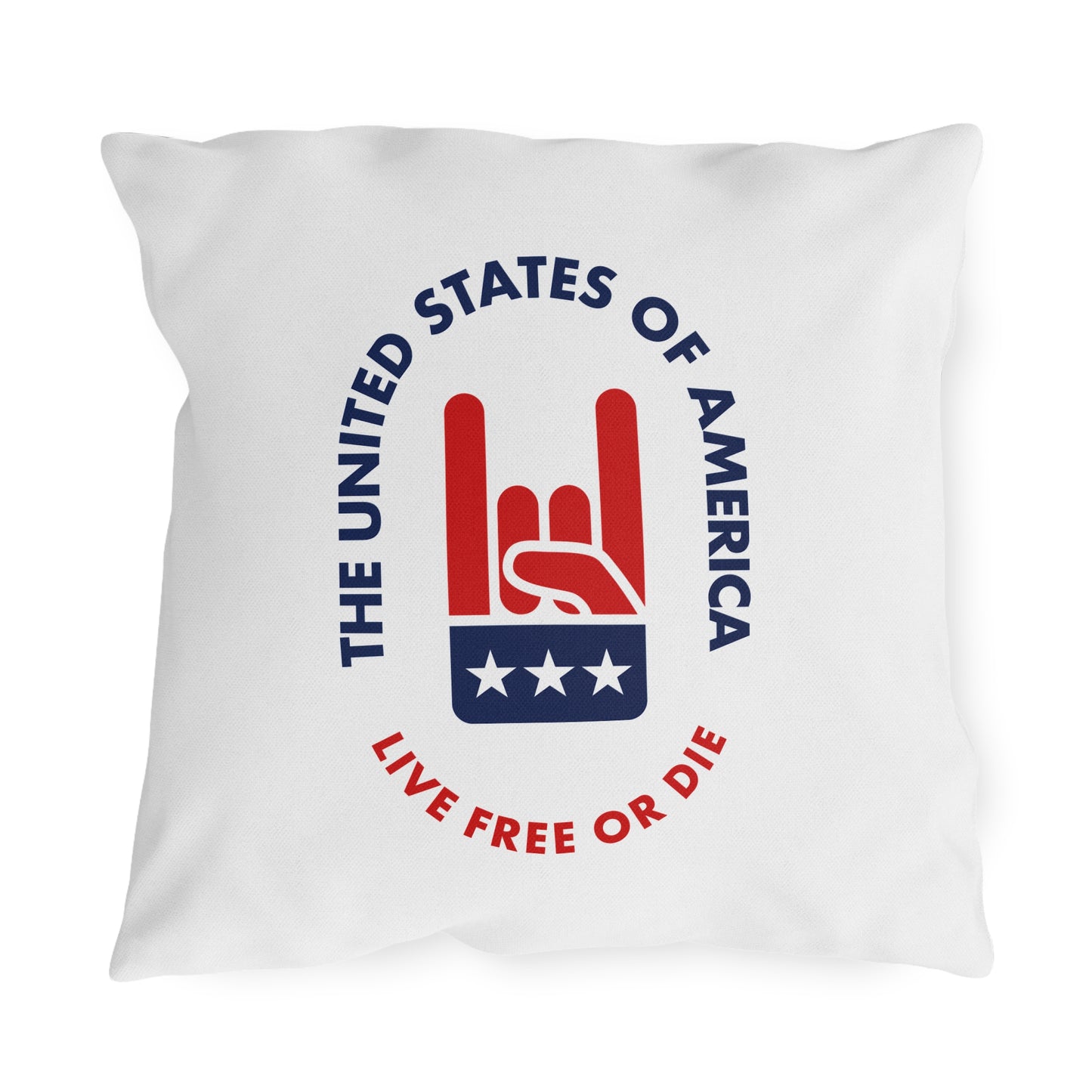 Live Free or Die Outdoor Pillows