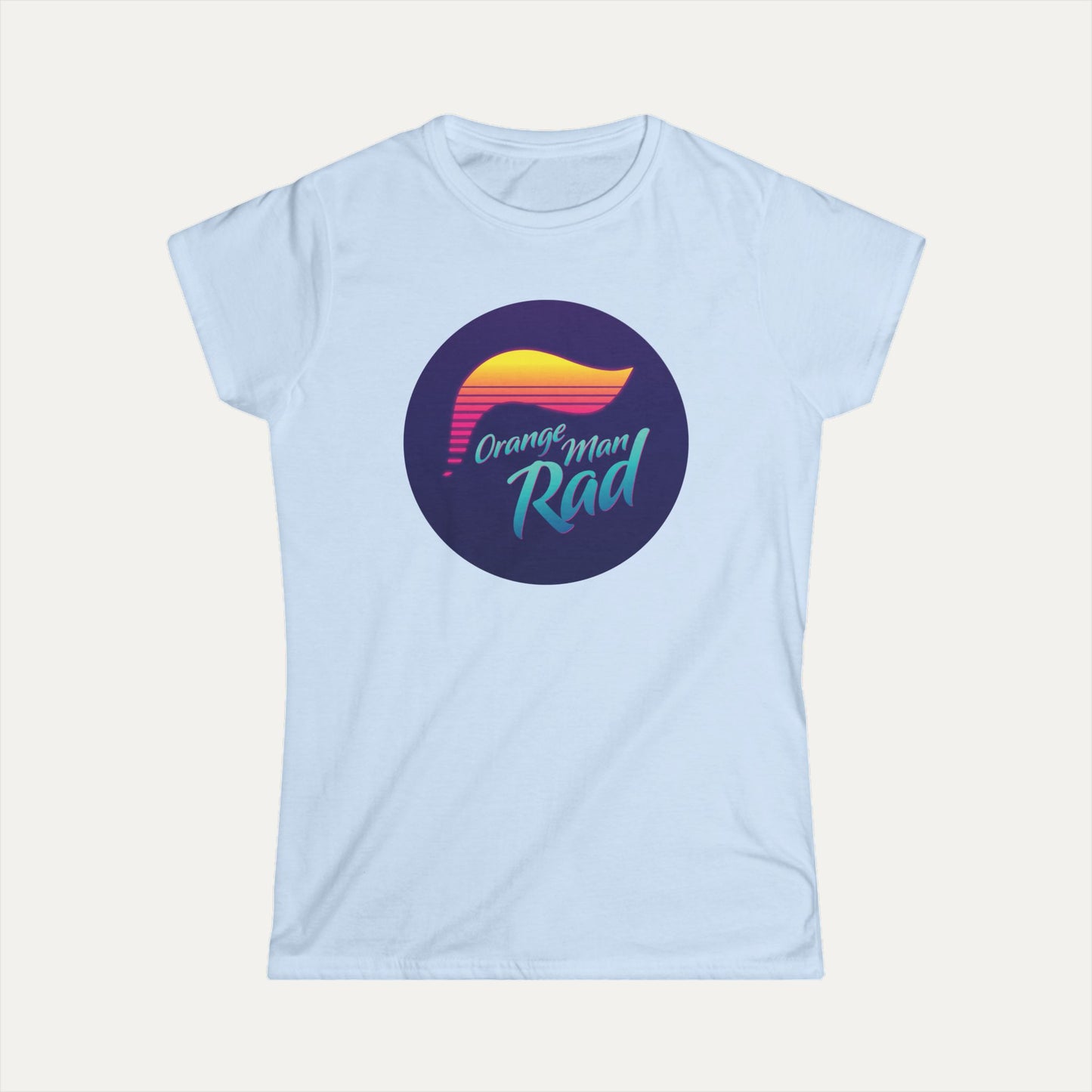 Orange Man Rad Retro Women's Softstyle Tee