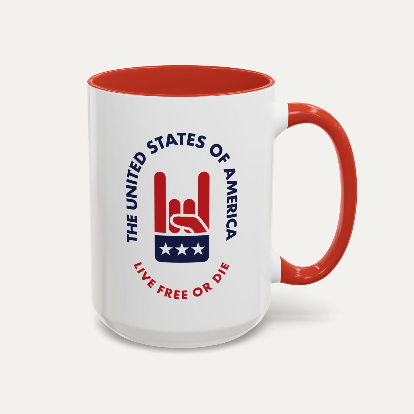 Live Free or Die 15oz Accent Mug