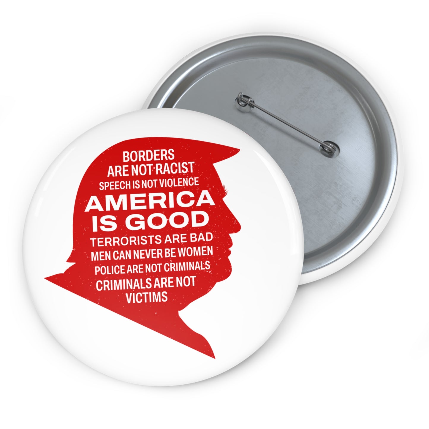 America is Good Pin Button