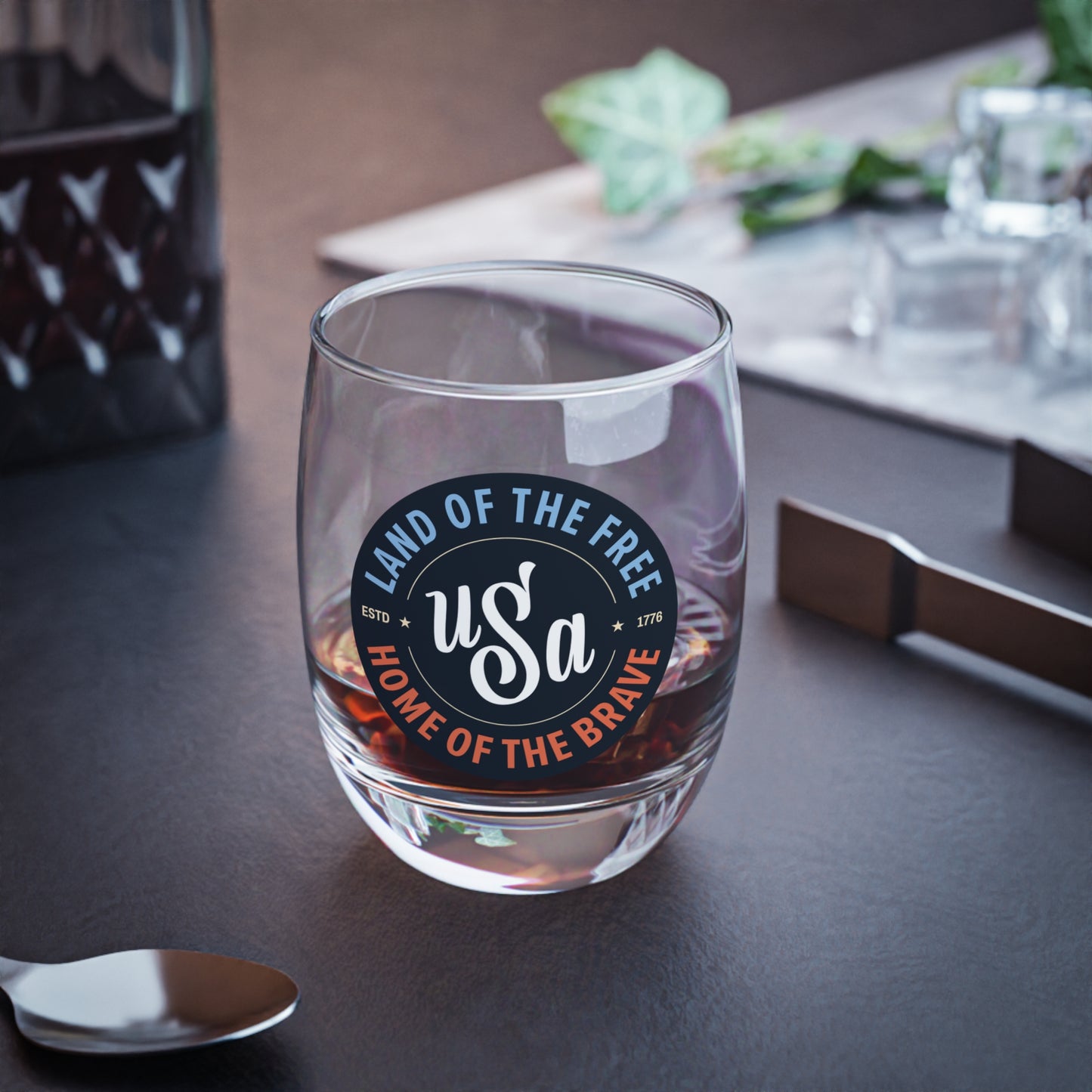 Vintage USA Whiskey Glass