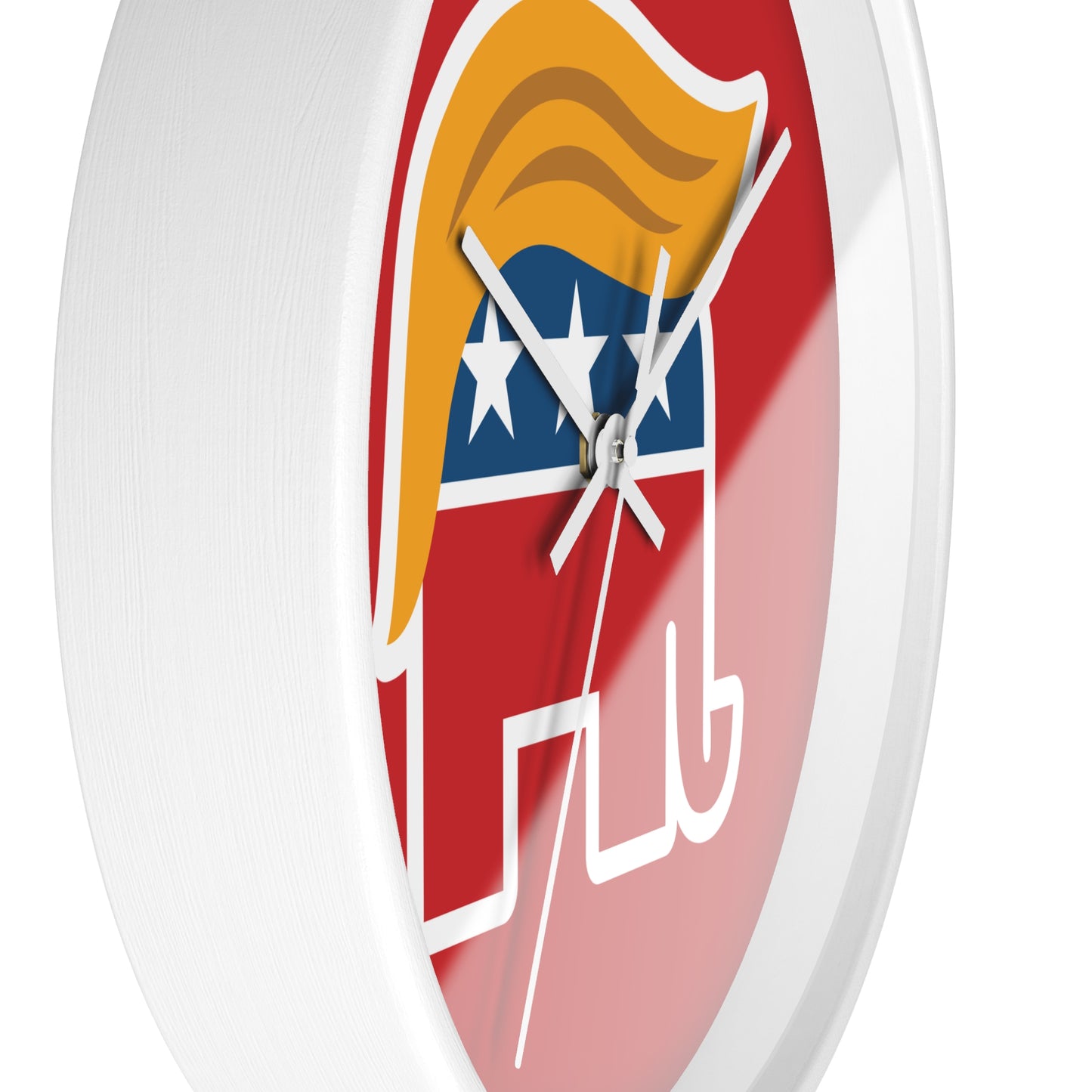 Orange Man Rad Wall Clock