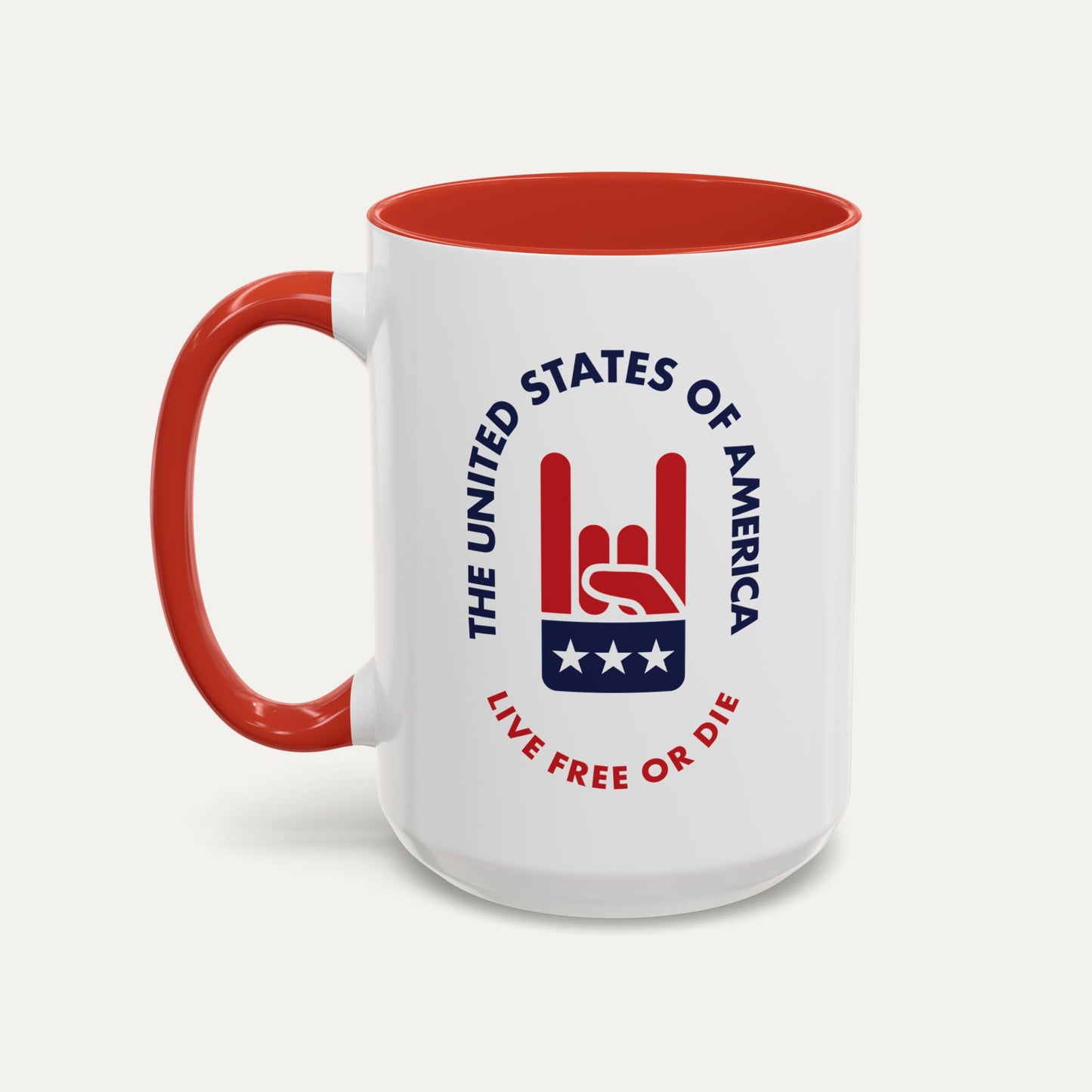 Live Free or Die 15oz Accent Mug