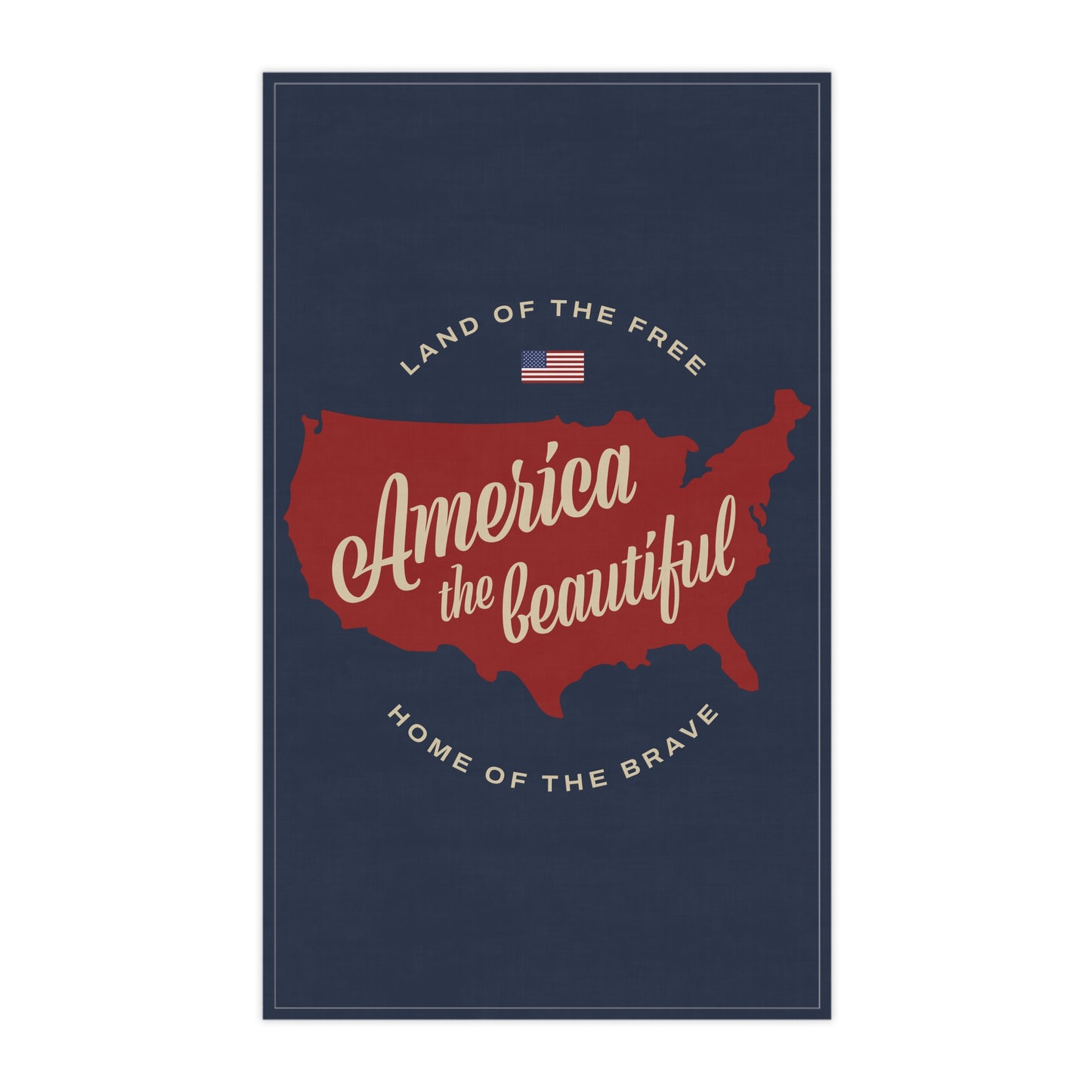 America the Beautiful Tea Towels (cotton)