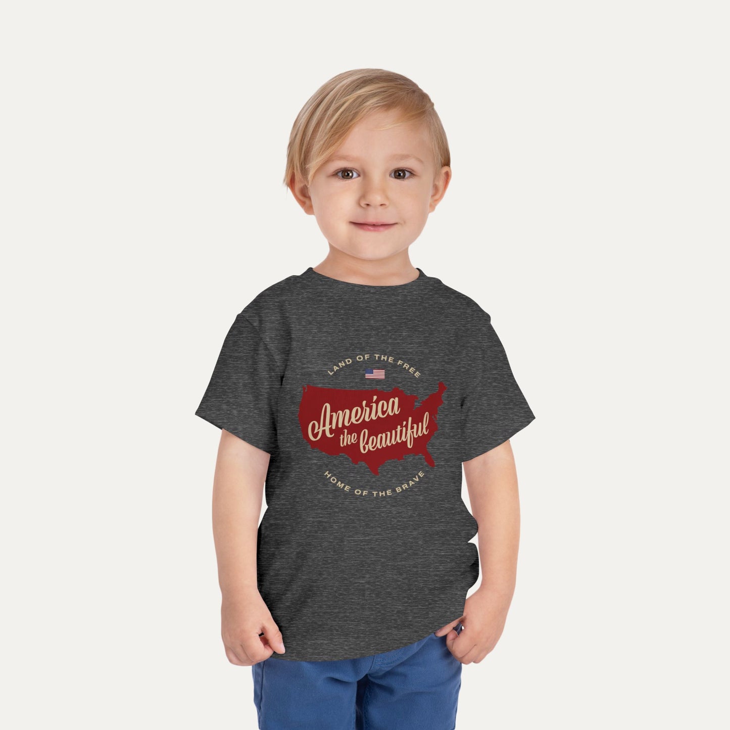 America the Beautiful Toddler Tee