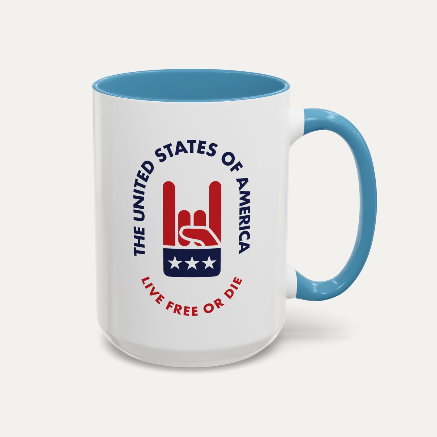 Live Free or Die 15oz Accent Mug